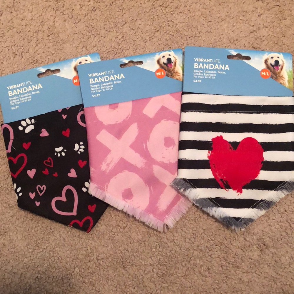 M/L Doggie Bandanas